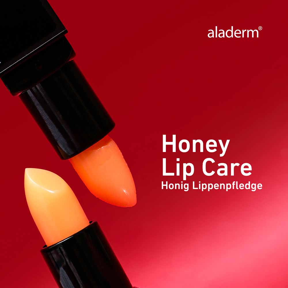 ALADERM Honey Lip Care – Lip Balm Pink Alami